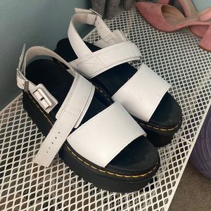 Platform dr martens sandals